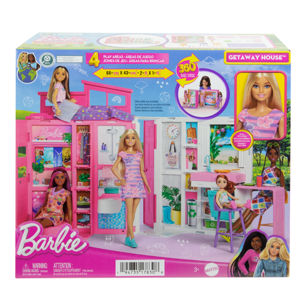 BARBIE - COFFRET MAISON DE VACANCES AVEC POUPEE