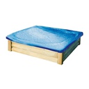 Trigano-Bac À Sable Loeva 120 X 120 X 25 Cm + Tapis Et Bâche