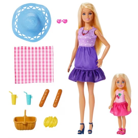 JBF43 - Barbie - Famille et Amis Barbie - Coffret 2 Poupées