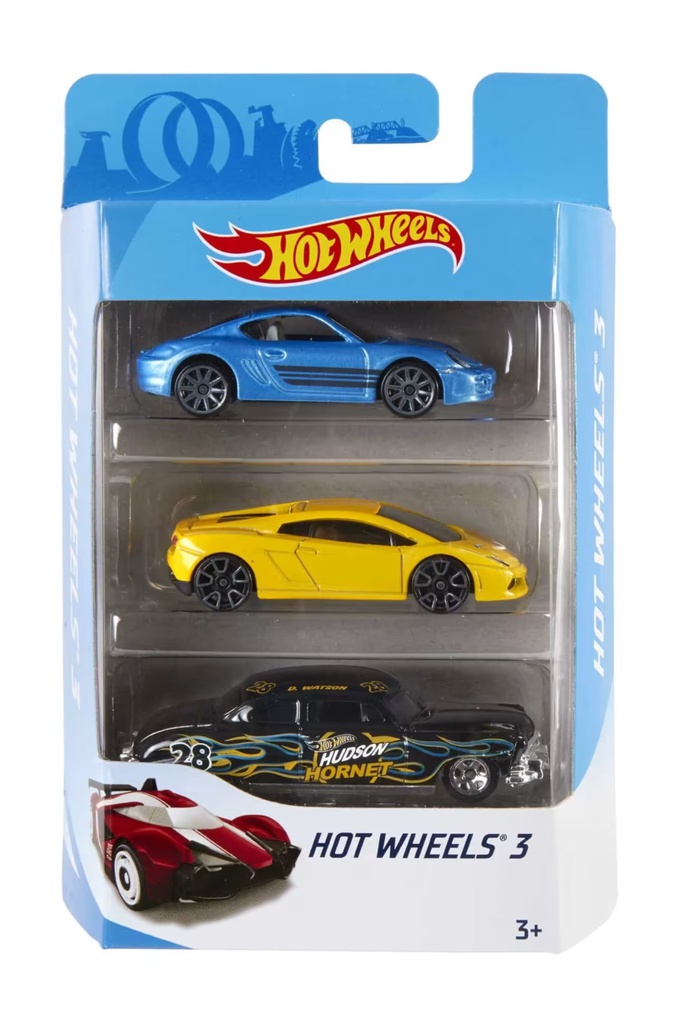 Hot Wheels Assortiment Coffret De 3 Vehicules K5904