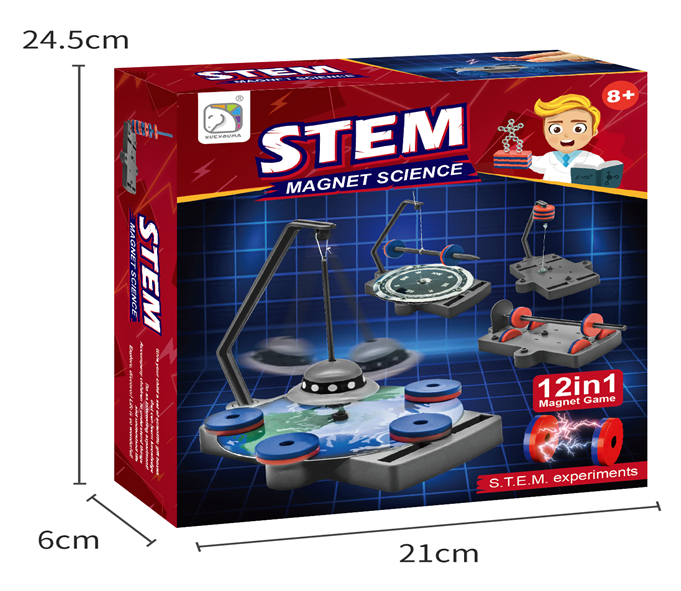 STEM-Laboratoire du magnétisme 12 en 1 SD551
