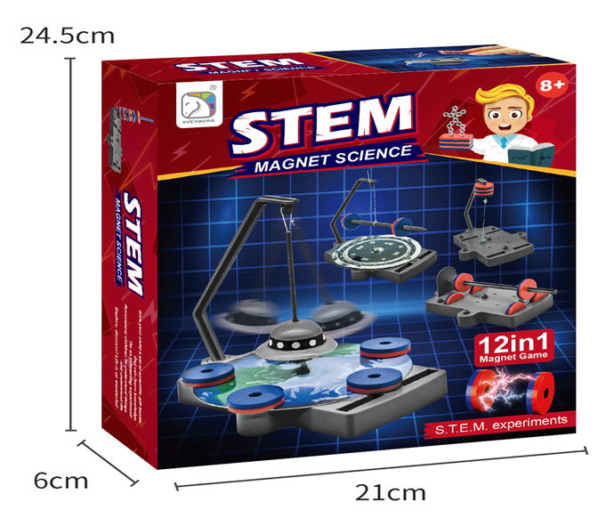 STEM-Laboratoire du magnétisme 12 en 1