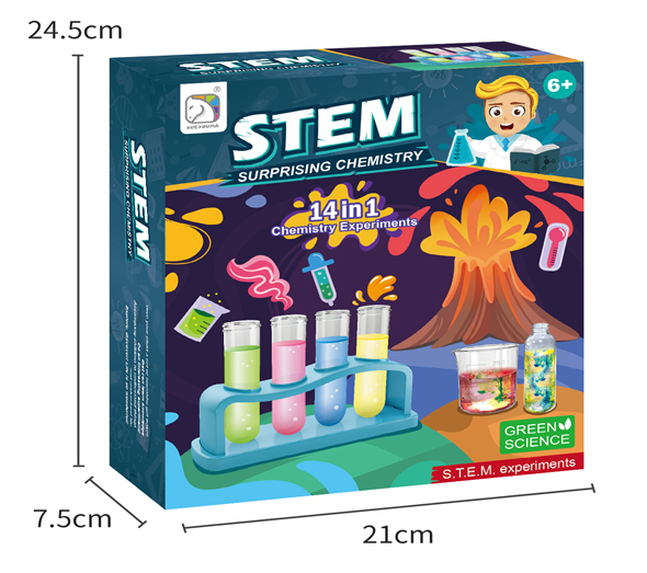 STEM-Science Tube à essai de chimie SD557