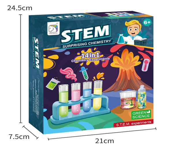 STEM-Science Tube à essai de chimie