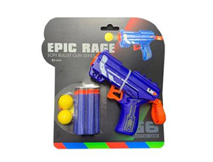 Pistolet avec 2 balles et 5 flechettes G6A