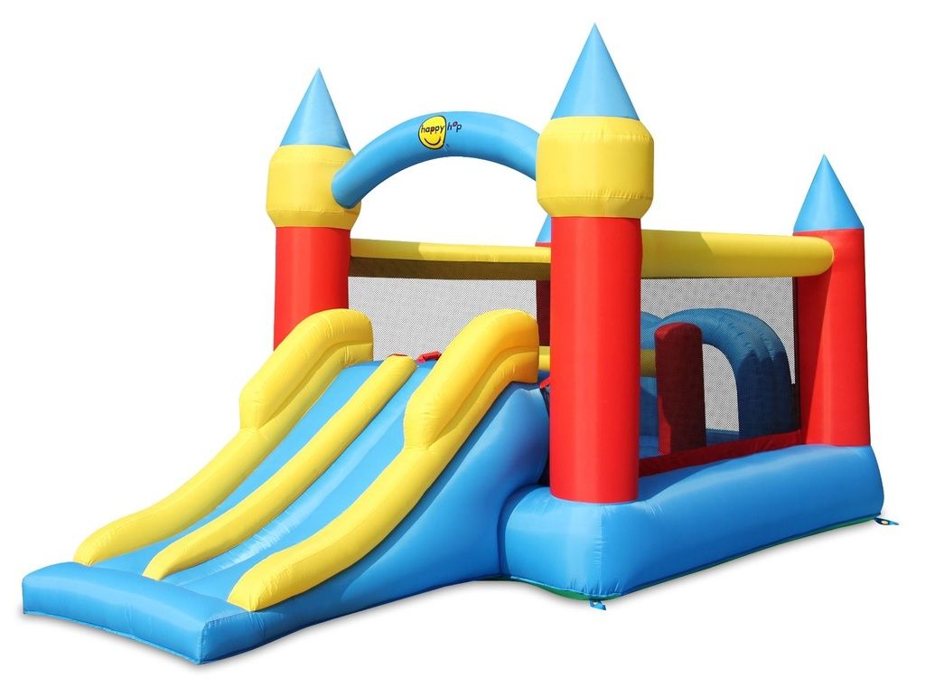 Château Gonflable avec double Toboggan - 560x255x190cm 9474