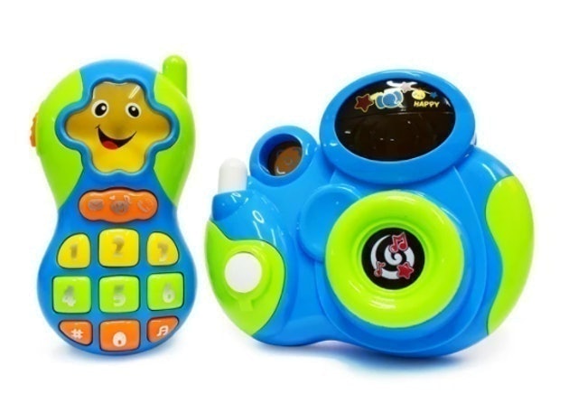 Appareil photo et téléphone pour bébé. QF366-052