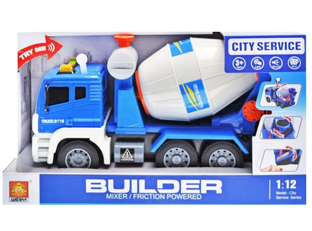 Camion betonnière 1/12-City service