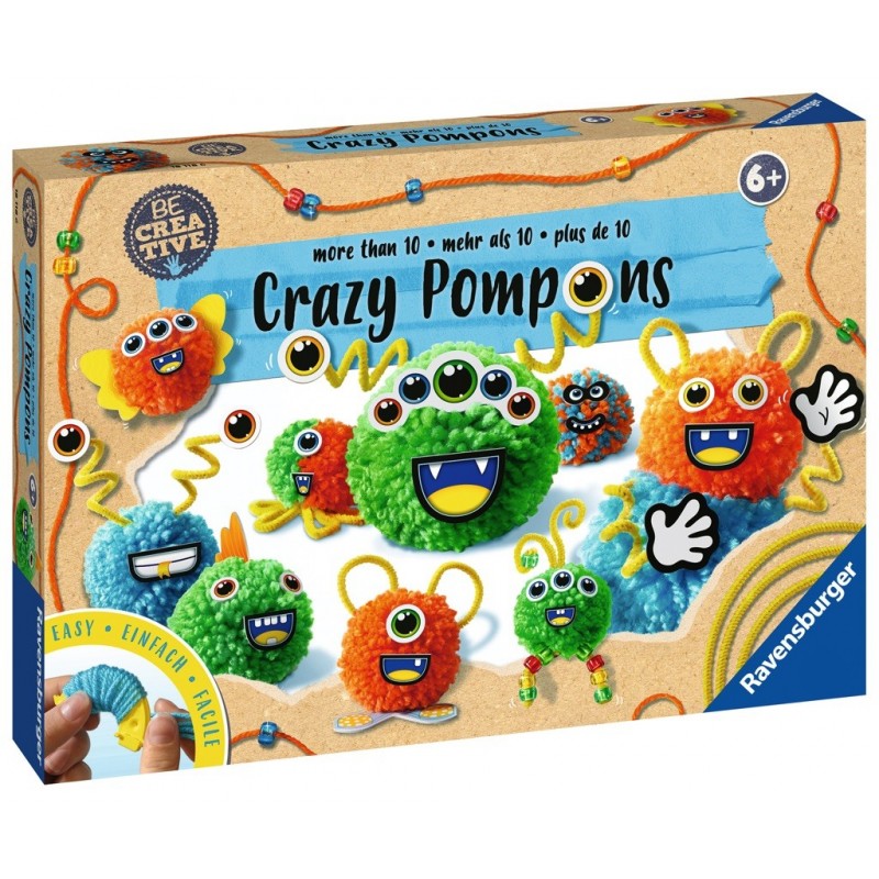 Ravensburger-Crazy Pompons 18118