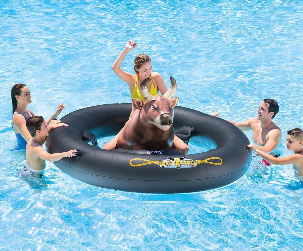Intex-Matelas gonflable rodéo