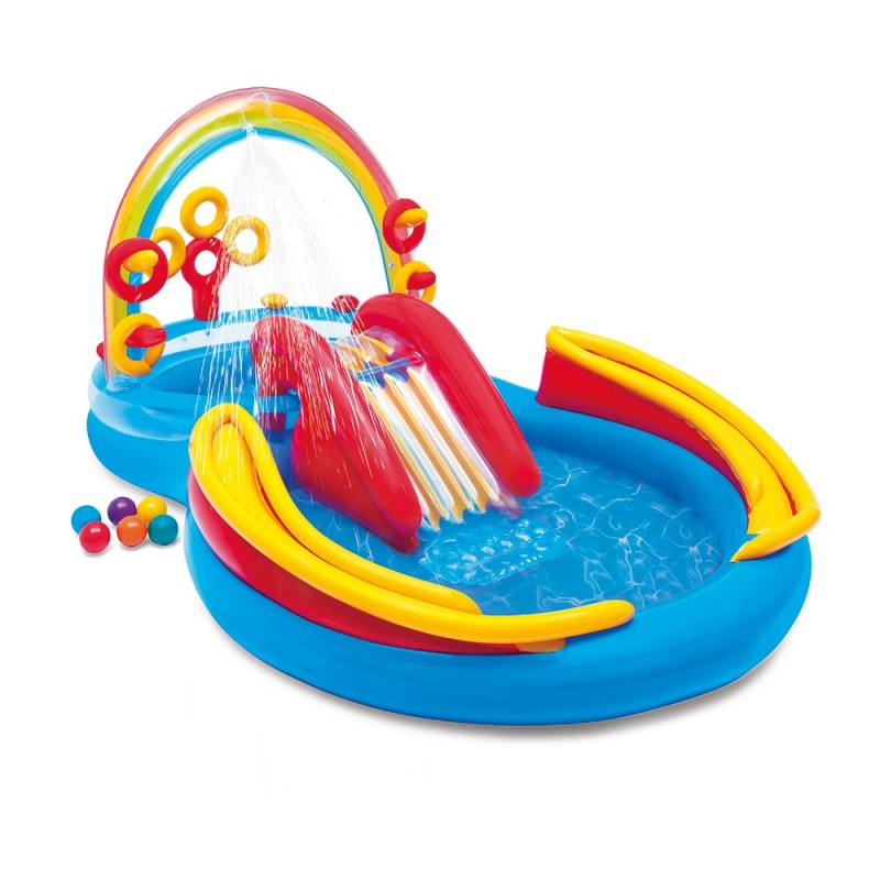Intex-Parc gonf aquatique arc en ciel 57453