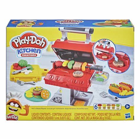 Hasbro-Play doh-Grill-stamp playset