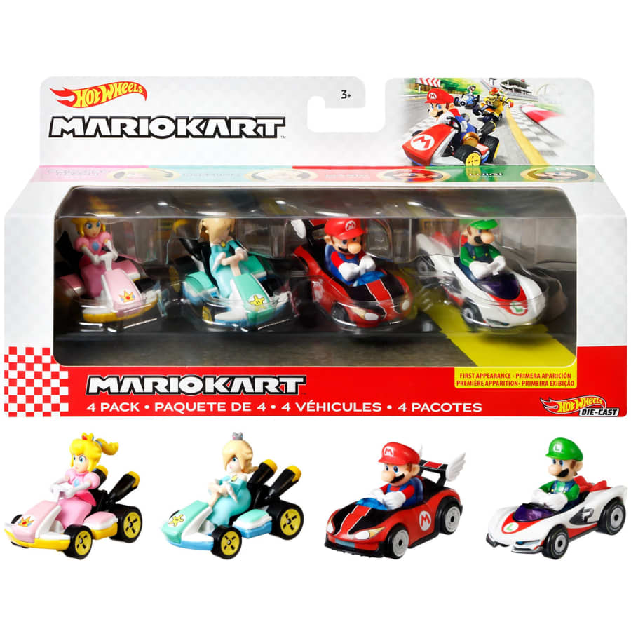 Mattel-Pack 4 vehicules MK