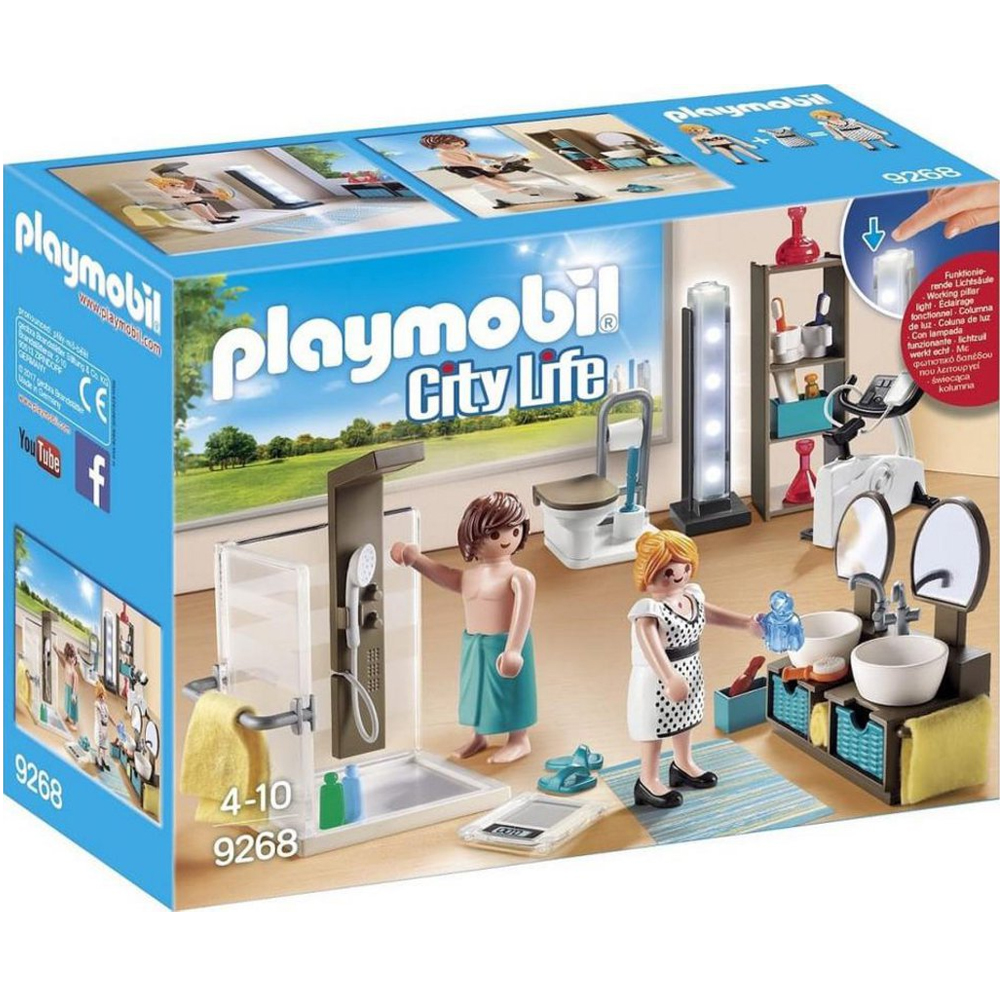 Playmobile-Ciy life-Salle de bain douche