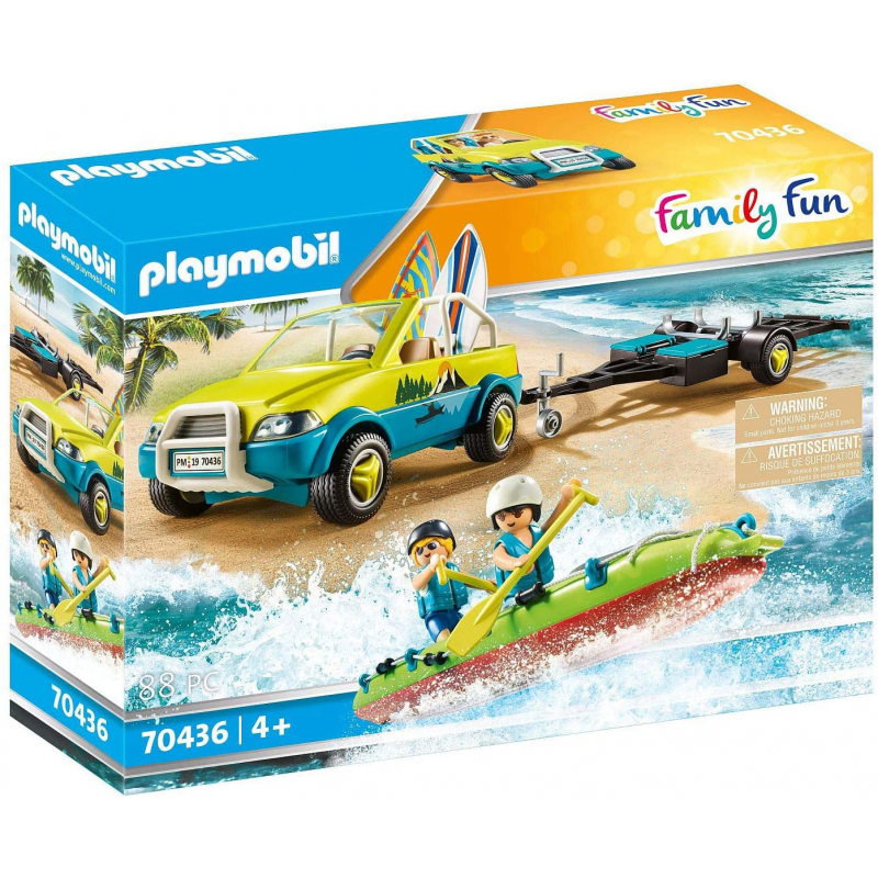 VOITURE AVEC CANOE-Playmobil