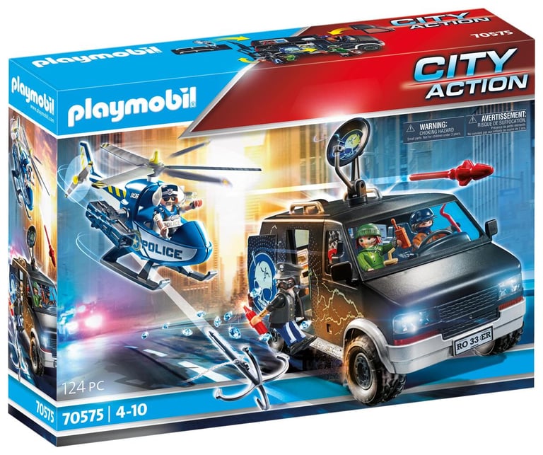 Playmobil-City action-Camion de bandits et policier