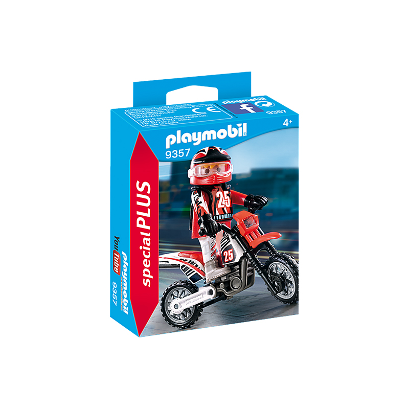 Playmobil-Pilote de motocross