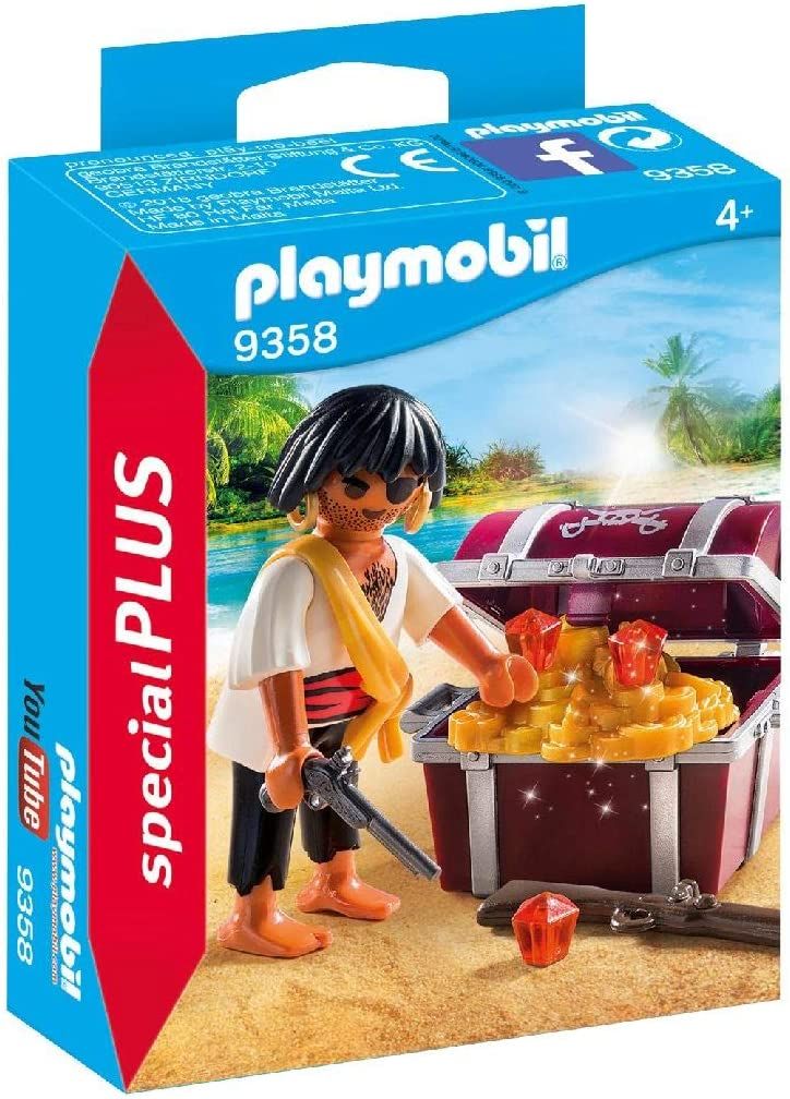 Playmobil-Pirate et coffre 9358