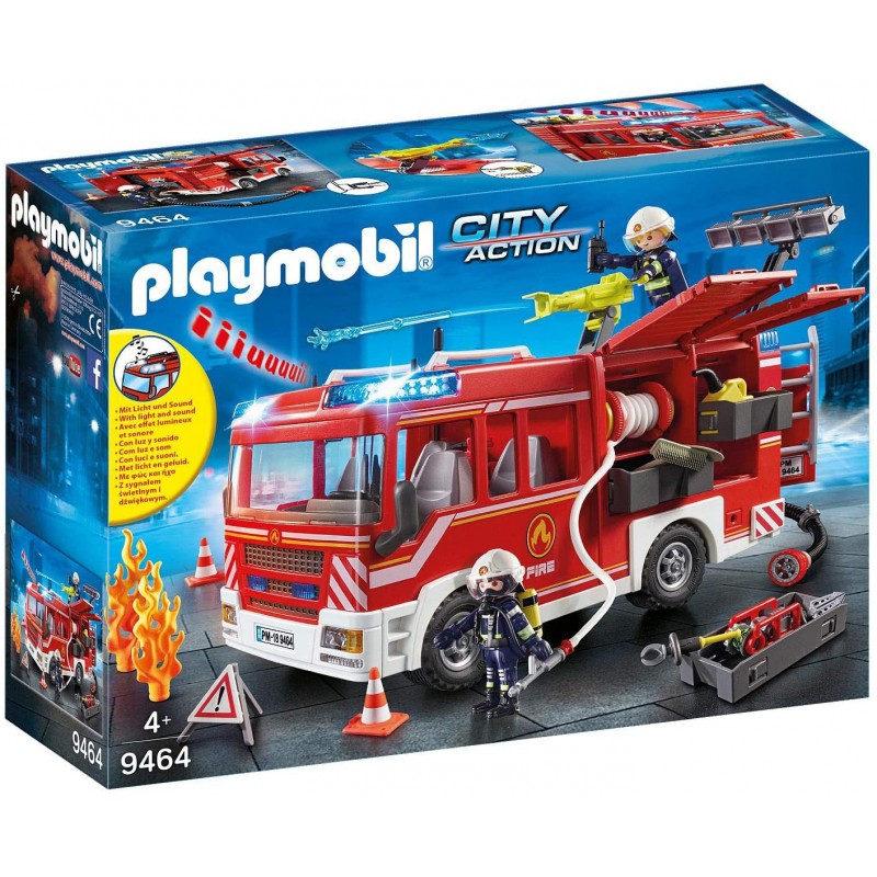 Playmobil-Fourgon d'intervention des pompiers