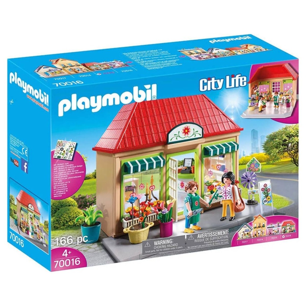 Magasin de fleurs-playmobil 70016