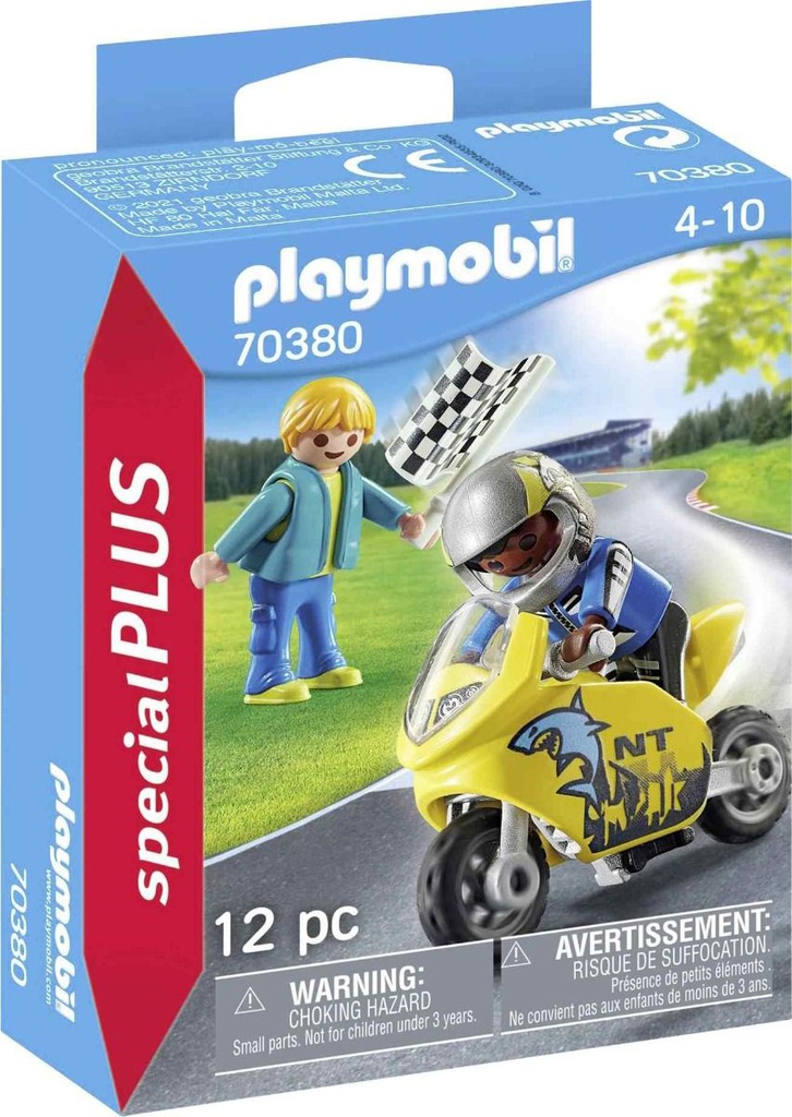 Playmobil - Enfants moto 70380
