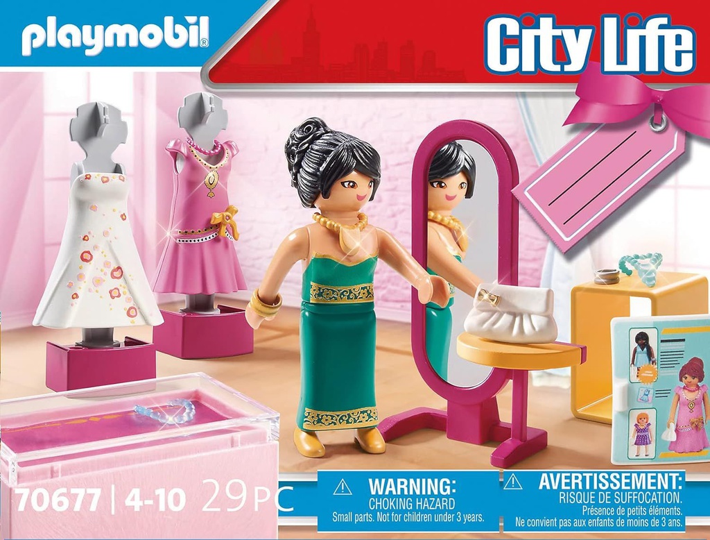 Playmobil - City life - Set cadeau boutique 70677