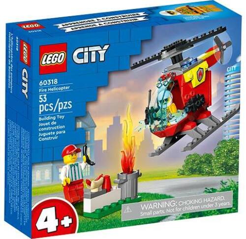 Lego-City-Helico pompiers city