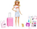 HJY18 - Barbie en Voyage avec Chiot et Accessoires