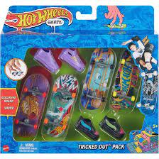 Hot Wheels Lot de 4 planches à roulettes et chaussures Hot Wheels Asrt HGT84 HGT84