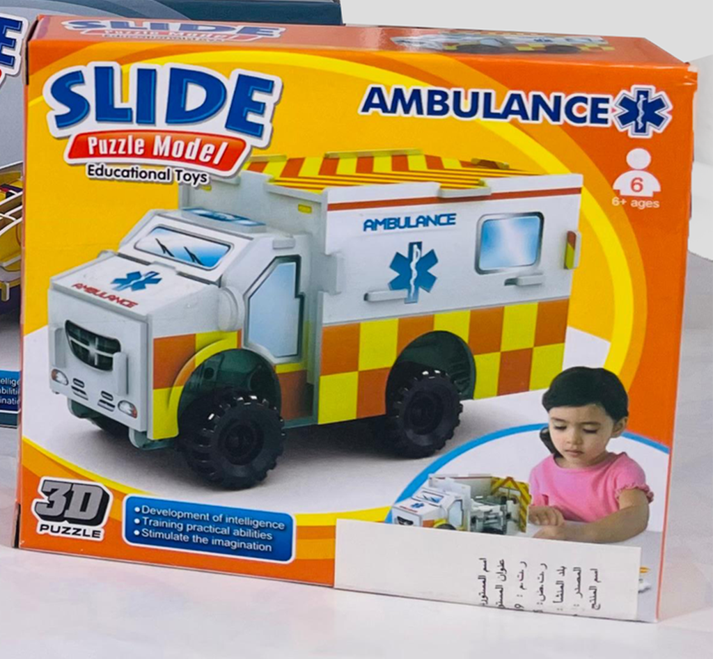 Mini Puzzle 3D Ambulance