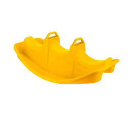 Toboggan-Bascule 3 Places Jaune Lina
