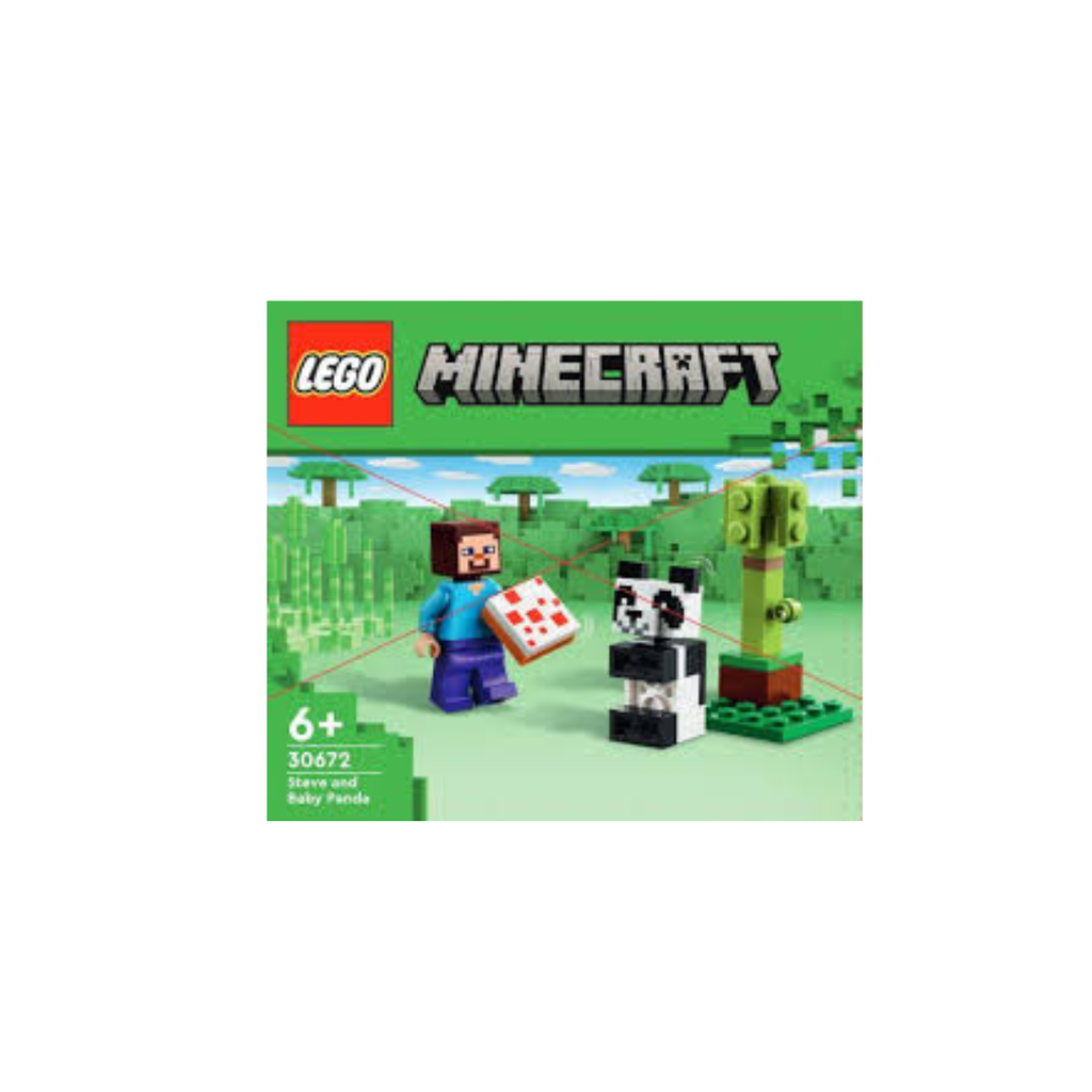 LEGO Minecraft Steve et le bébé panda 30672