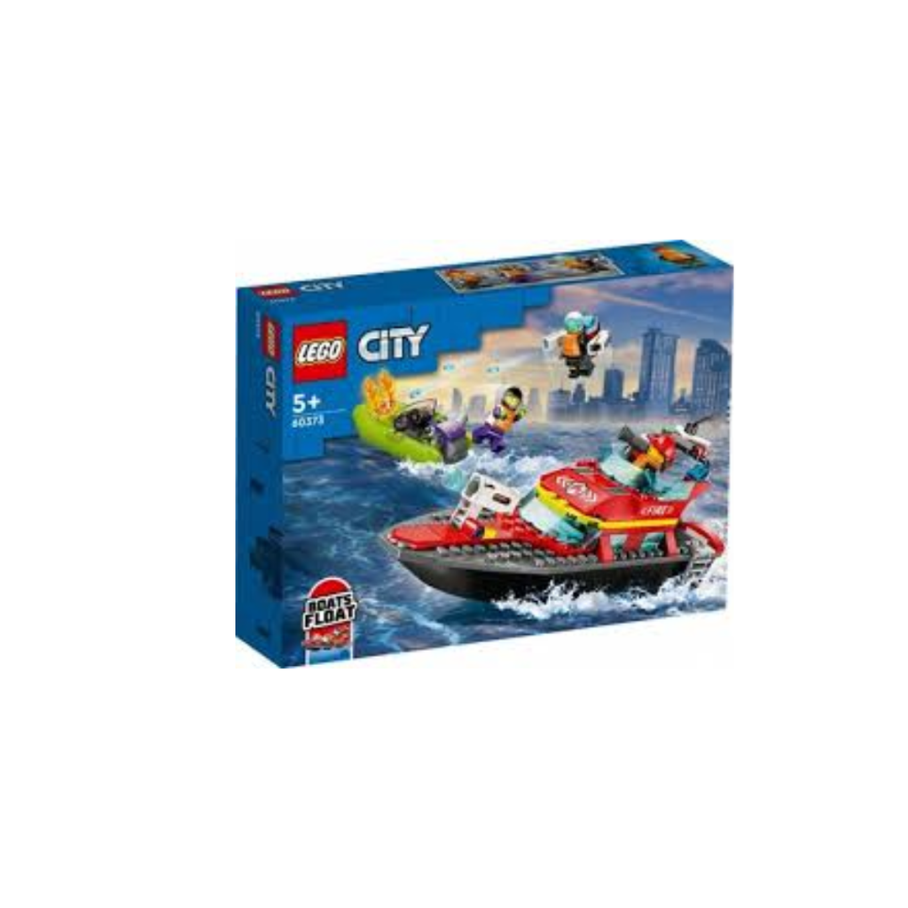 LEGO City Le bateau de sauvetage des pompiers 60373