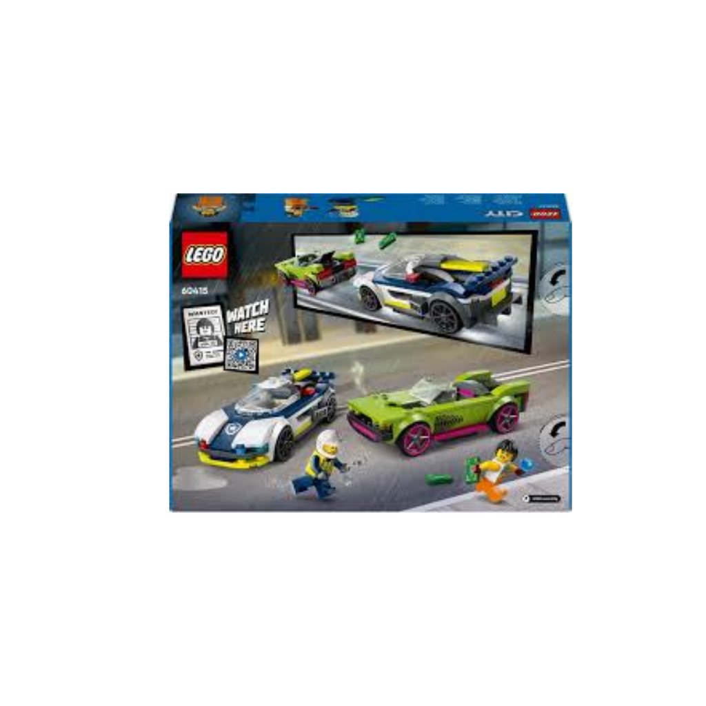 LEGO City La course-poursuite entre la voiture de police et la super voiture 60415