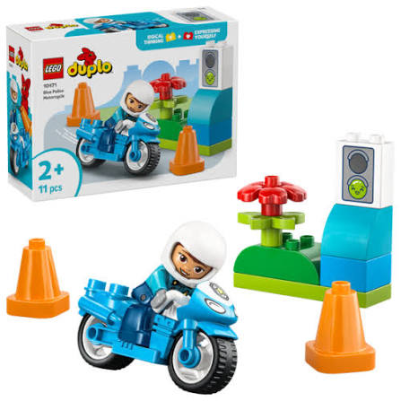 10471 Moto de police bleue DUPLO