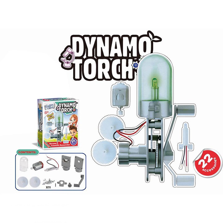 Torche Dynamo avec 22 accessoires