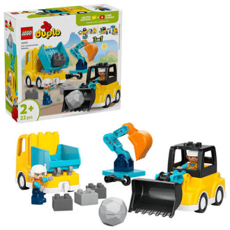 3 IN 1 CONSTRUCTION VEHICLES 10475
