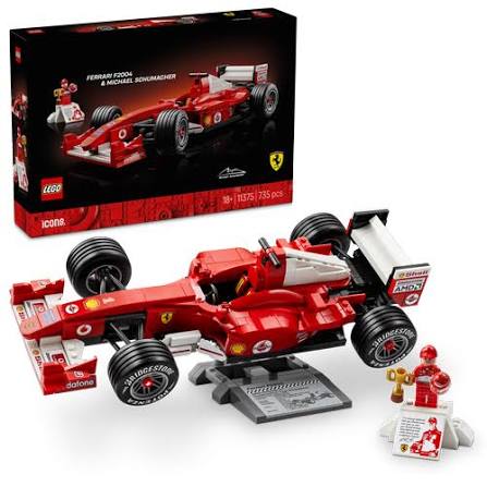 LEGO 11375 Ferrari F2004 et Michael Schumacher