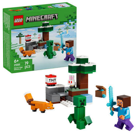 LEGO Minecraft Les Aventures de Steve dans la Taïga 21583