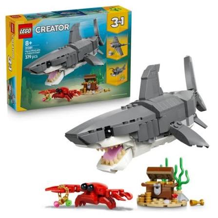 31381 LEGO Creator FIERCE SHARK WITH A TREASURE CHEST