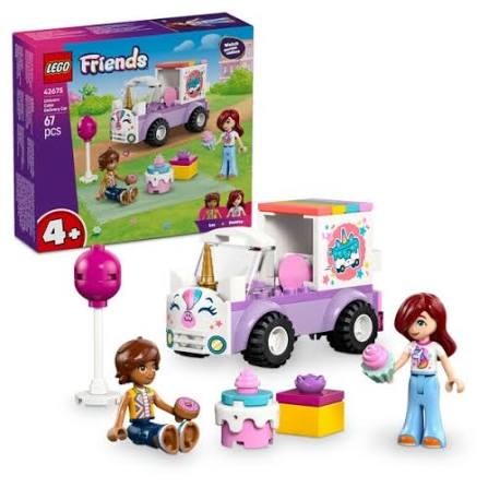 42675 UNICORN CAKE DELIVERY CAR