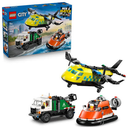 60505 AIRPLANE, SERVICE TRUCK & HOVERCRAFT REM