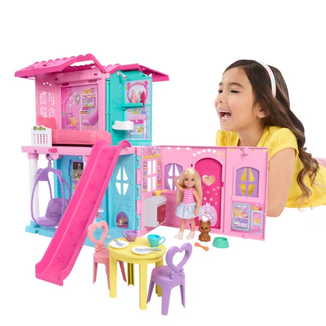 Barbie La Maison Transformable de Chelsea avec Accessoires JFW49