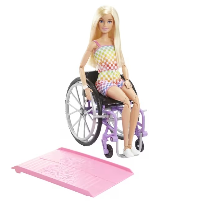 Barbie Fashionistas 194 Blonde avec Fauteuil Roulant HJT13