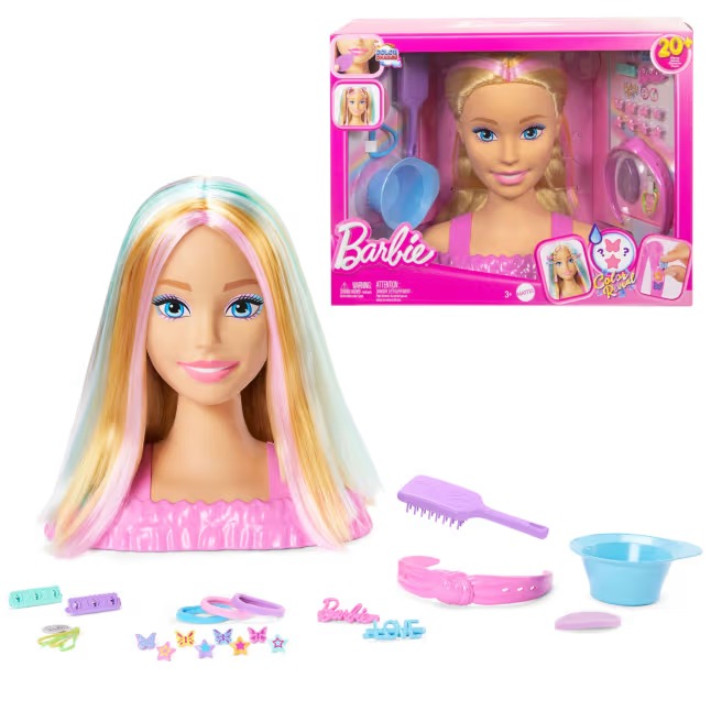 Barbie Tête À Coiffer Color Reveal JFG81