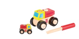 [109-13008] Manchot - Camion en bois