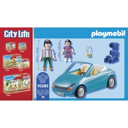 [70285] PAPA + ENFANT ET CABRIOLET-playmobil