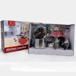 [988-C1] Mini Jouet de Cuisine Réaliste en Acier Inoxydable 988-C1
