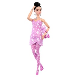 [JJN71] Barbie Poupée Deluxe Style N° 11 Cheveux Noirs en Chignon JJN71