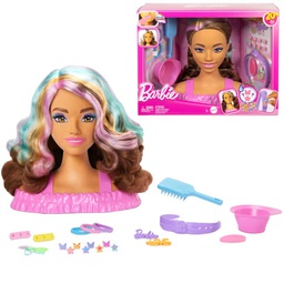 [JFG82] Barbie Tête À Coiffer Color Reveal Chevelure Brun JFG82